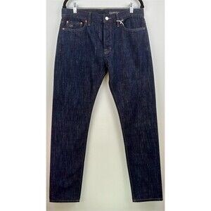 Outerknown Men’s Slim Straight Selvedge Jeans in Dark Indigo